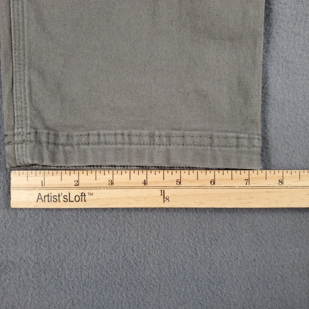 Duluth Trading Co Mens Flex Fire Hose Slim Fit Pants Grey 34x30 Workwear Rugged